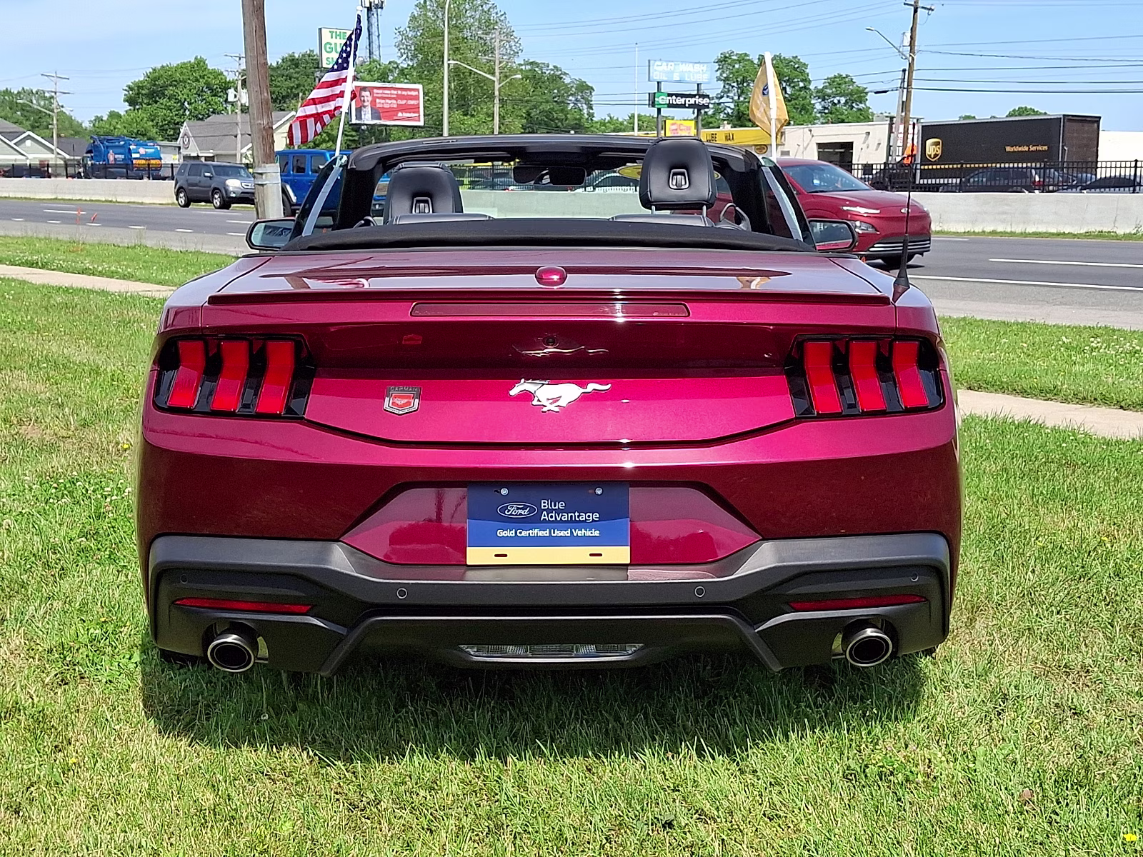 2025 Molten Magenta Metallic Tri-coat - DT Ford Mustang EcoBoost Premium Convertible RWD