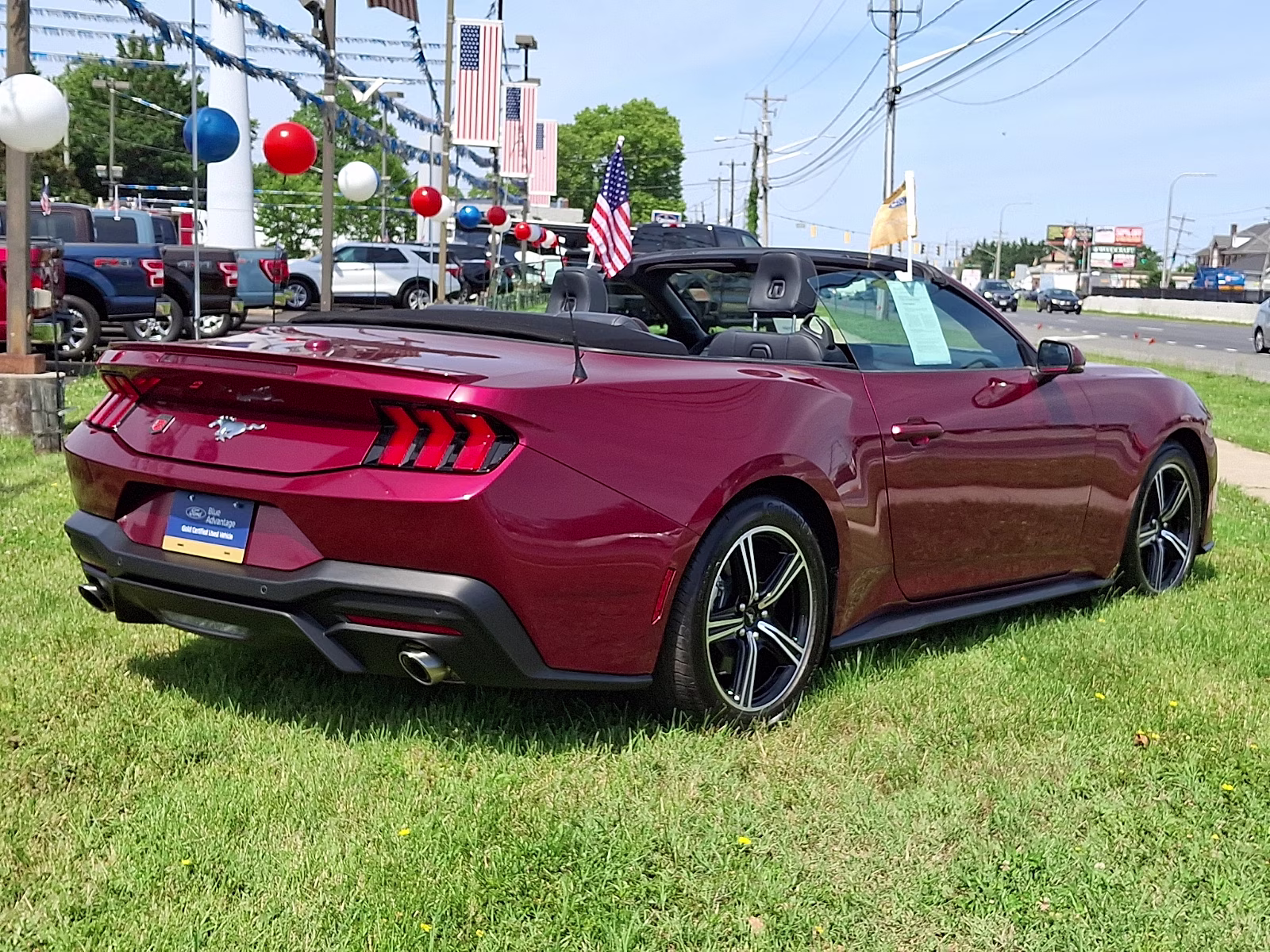 2025 Molten Magenta Metallic Tri-coat - DT Ford Mustang EcoBoost Premium Convertible RWD