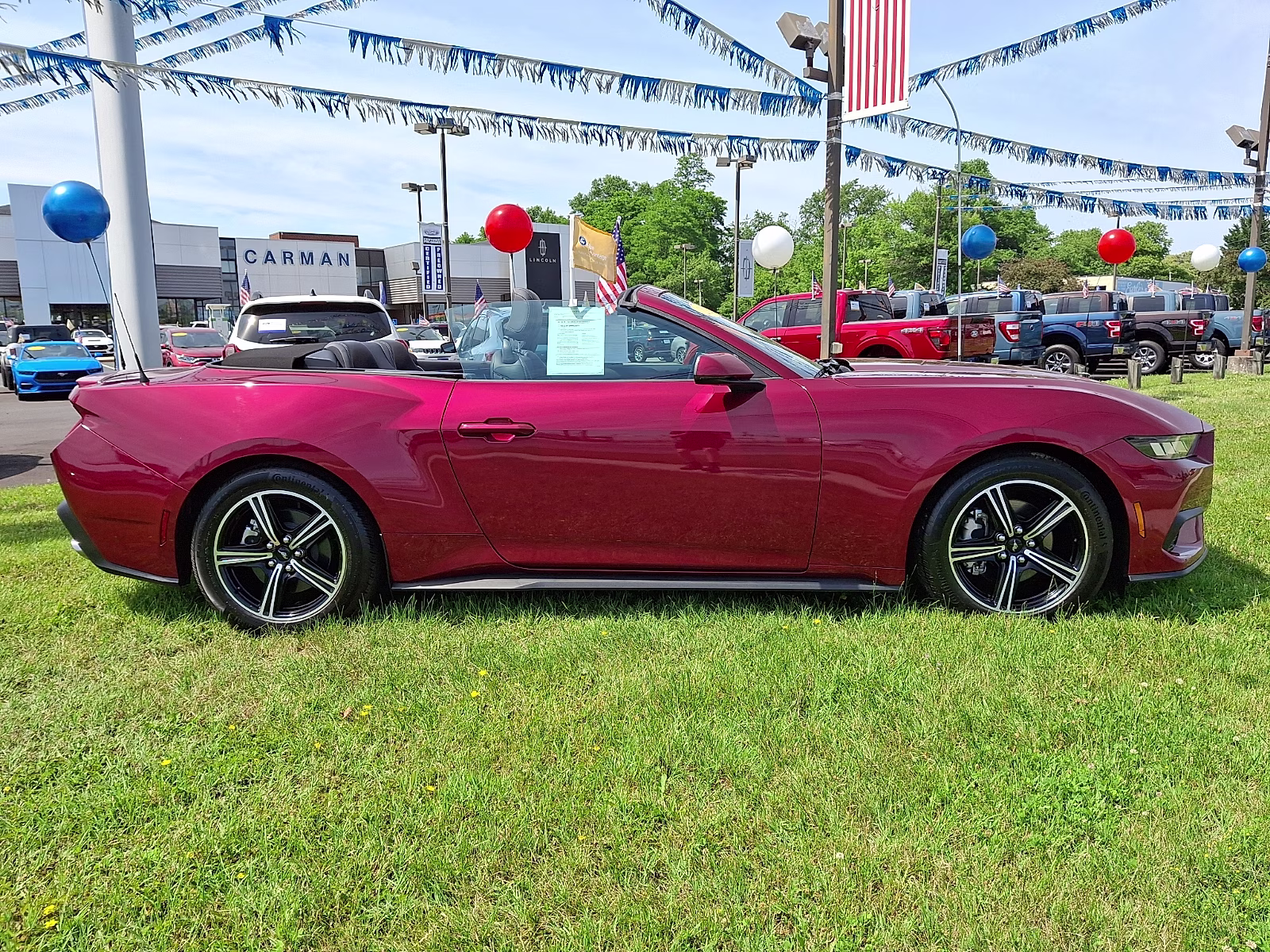 2025 Molten Magenta Metallic Tri-coat - DT Ford Mustang EcoBoost Premium Convertible RWD