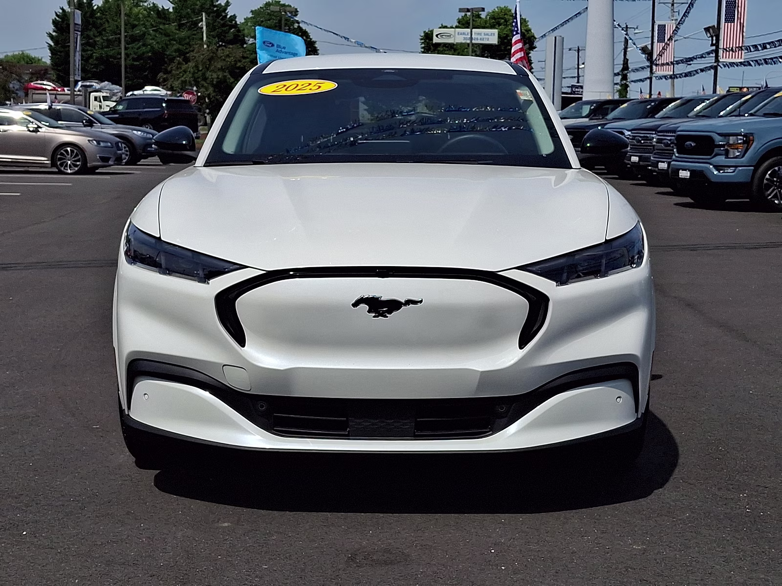 2025 Star White Metallic Tri-Coat - AZ Ford Mustang Mach-E Premium AWD