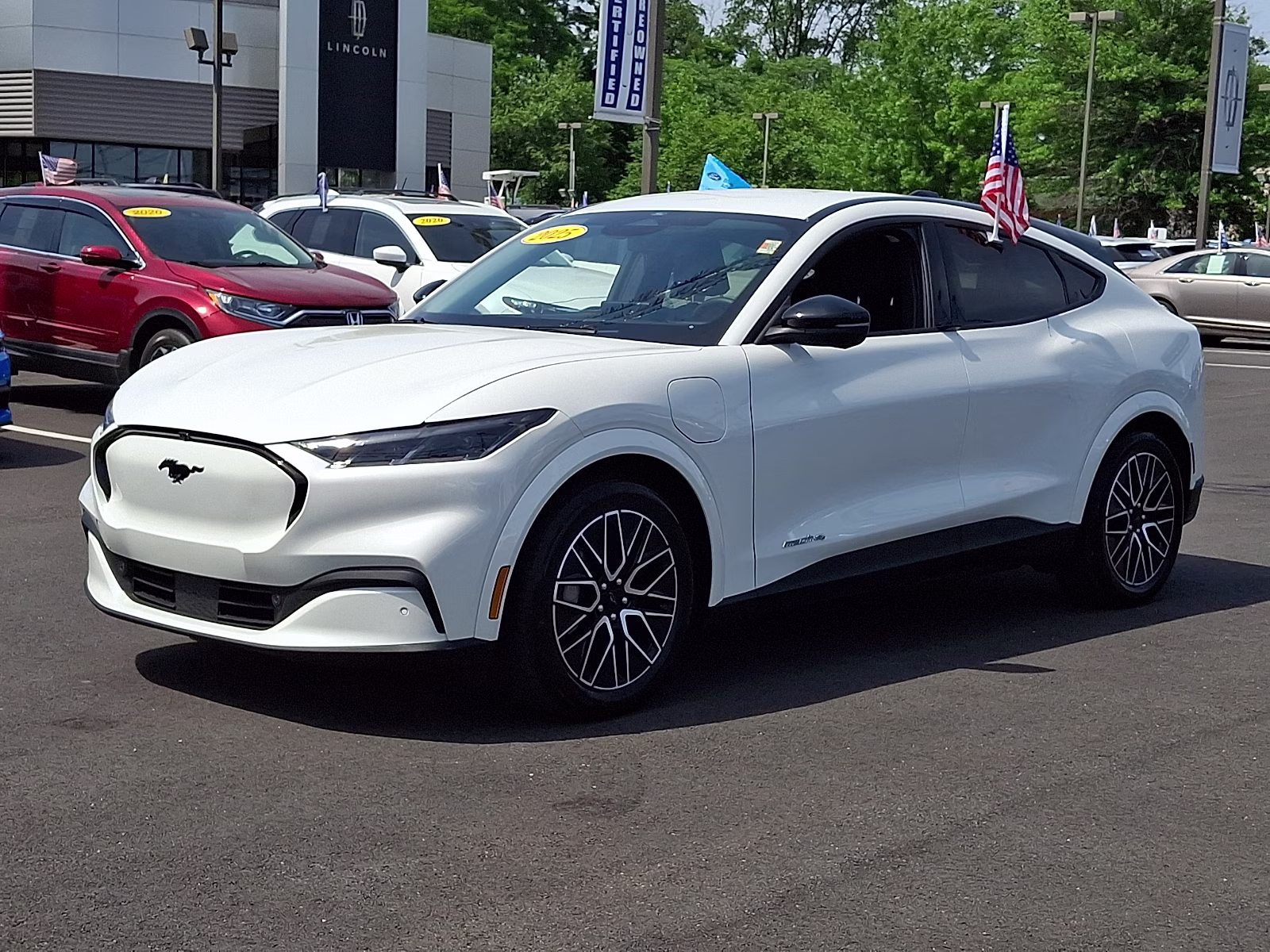 2025 Star White Metallic Tri-Coat - AZ Ford Mustang Mach-E Premium AWD