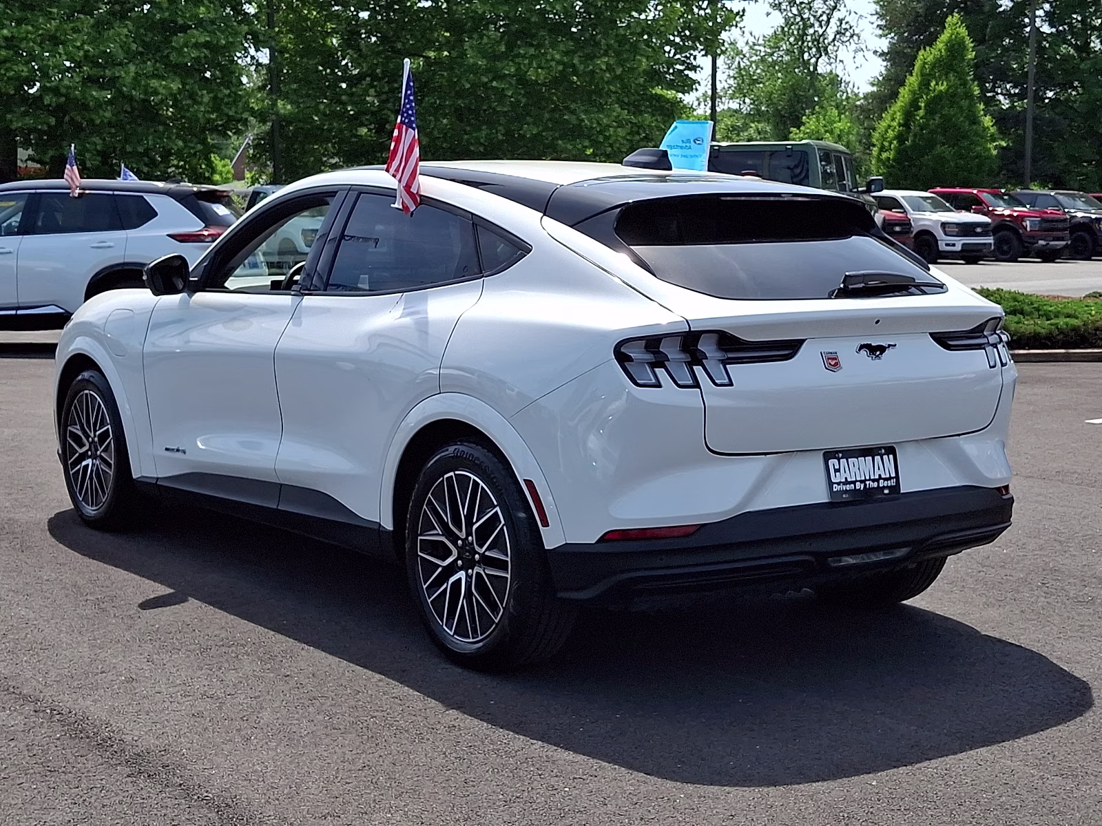 2025 Star White Metallic Tri-Coat - AZ Ford Mustang Mach-E Premium AWD