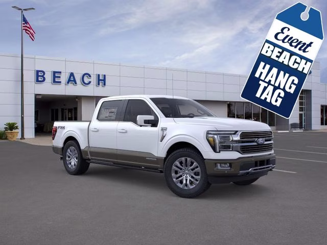 2026 White Metallic Ford F-150 King Ranch 4X4 Truck