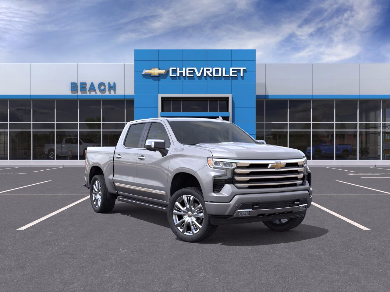 2026 Sterling Gray Metallic Chevrolet Silverado 1500 High Country 4X4 Truck