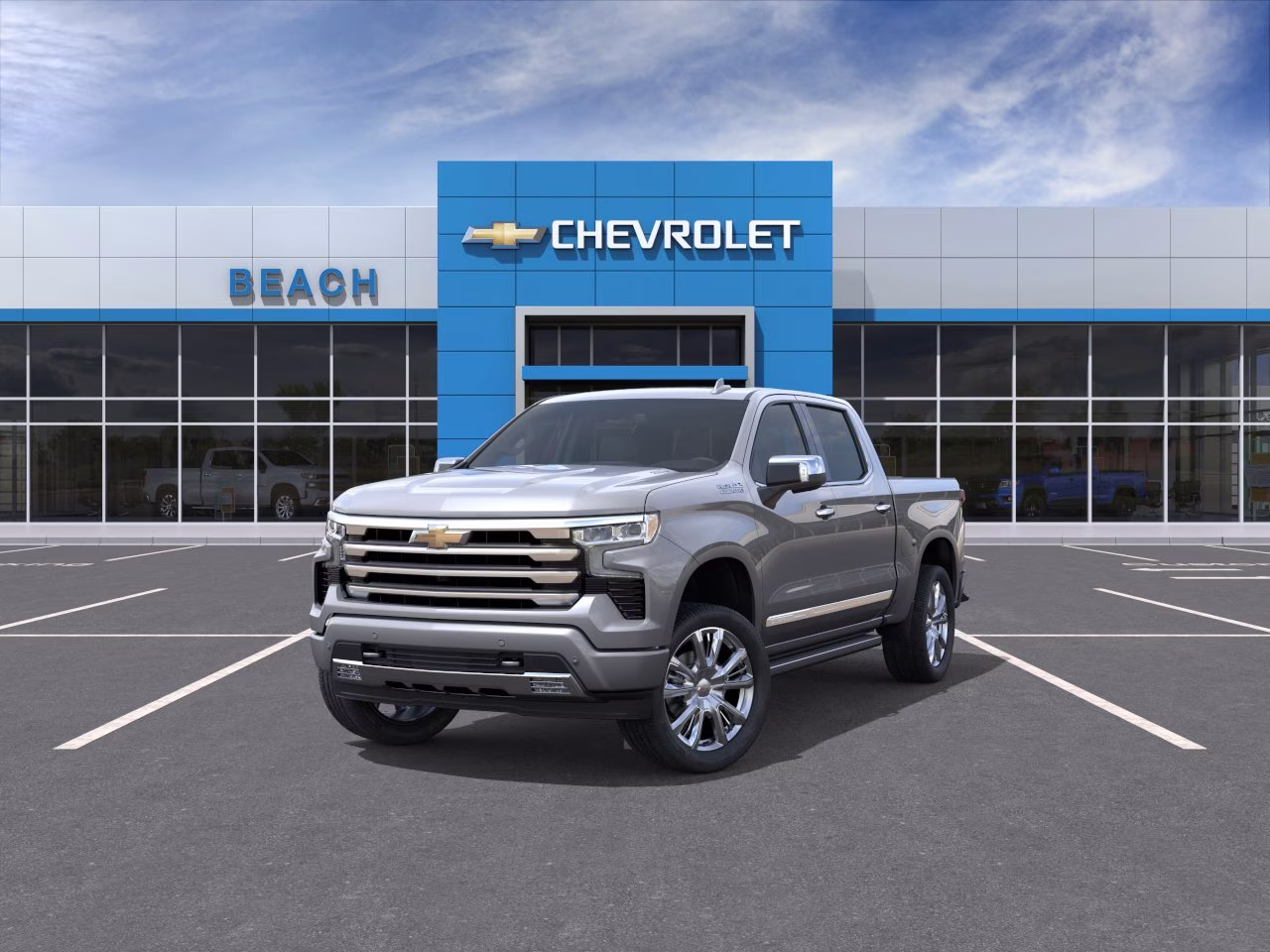 2026 Sterling Gray Metallic Chevrolet Silverado 1500 High Country 4X4 Truck