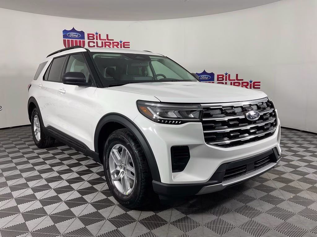 2026 White Metallic Ford Explorer Active RWD SUV