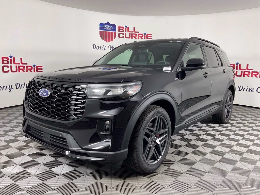 2026 Black Metallic Ford Explorer ST-Line RWD SUV
