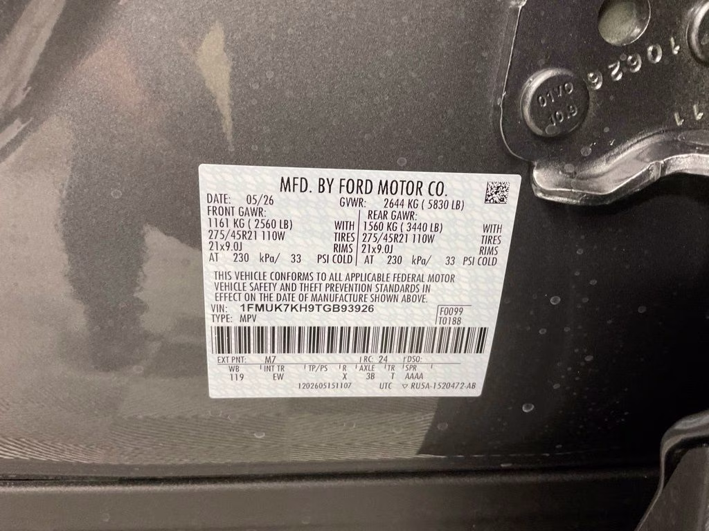2026 Gray Ford Explorer ST-Line RWD SUV