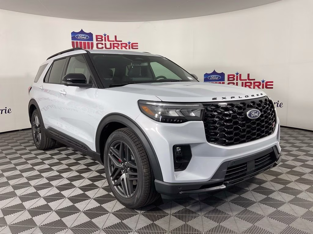 2026 White Metallic Ford Explorer ST 4X4 SUV