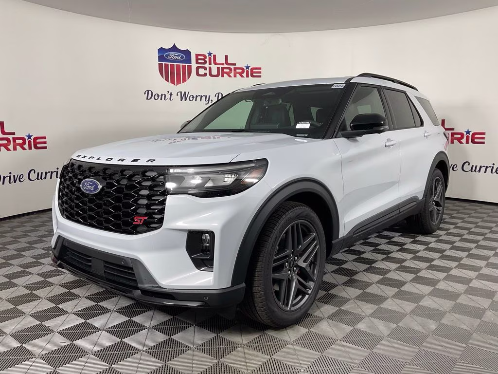2026 White Metallic Ford Explorer ST 4X4 SUV