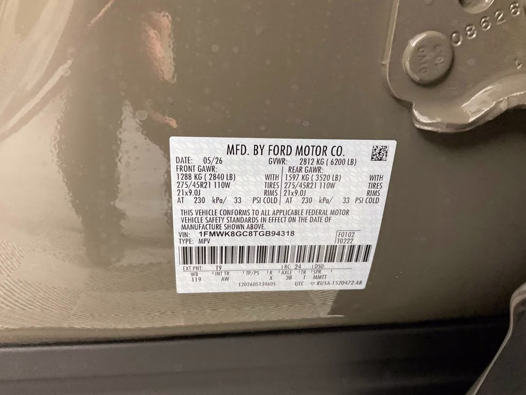 2026 Gray Ford Explorer ST 4X4 SUV
