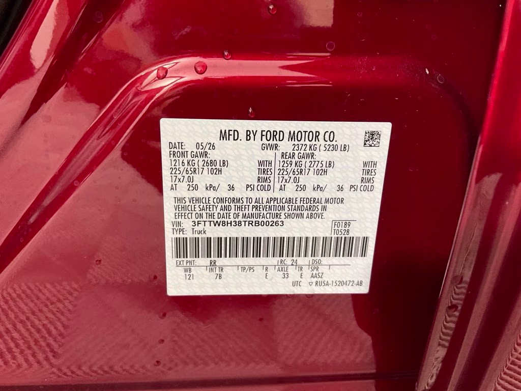 2026 Ruby Red Metallic Ford Maverick XLT FWD Truck
