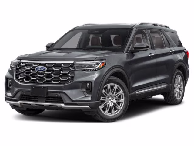 2026 Carbonized Gray Metallic Ford Explorer Platinum RWD SUV