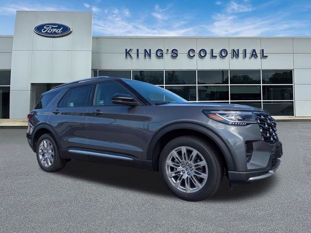 2026 Carbonized Gray Metallic Ford Explorer Platinum RWD SUV