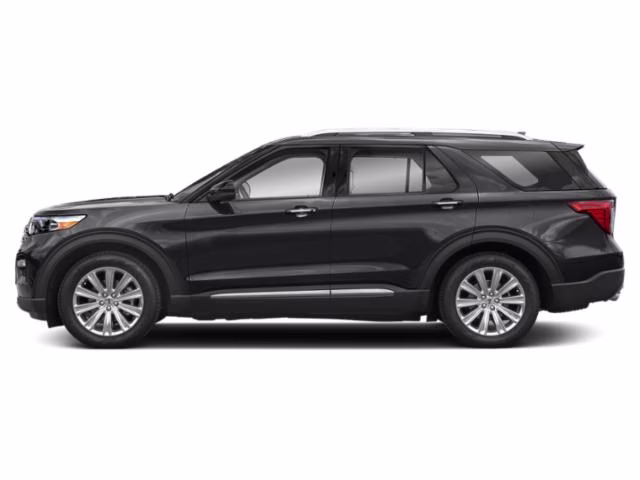 2020 Black Metallic Ford Explorer Limited RWD SUV