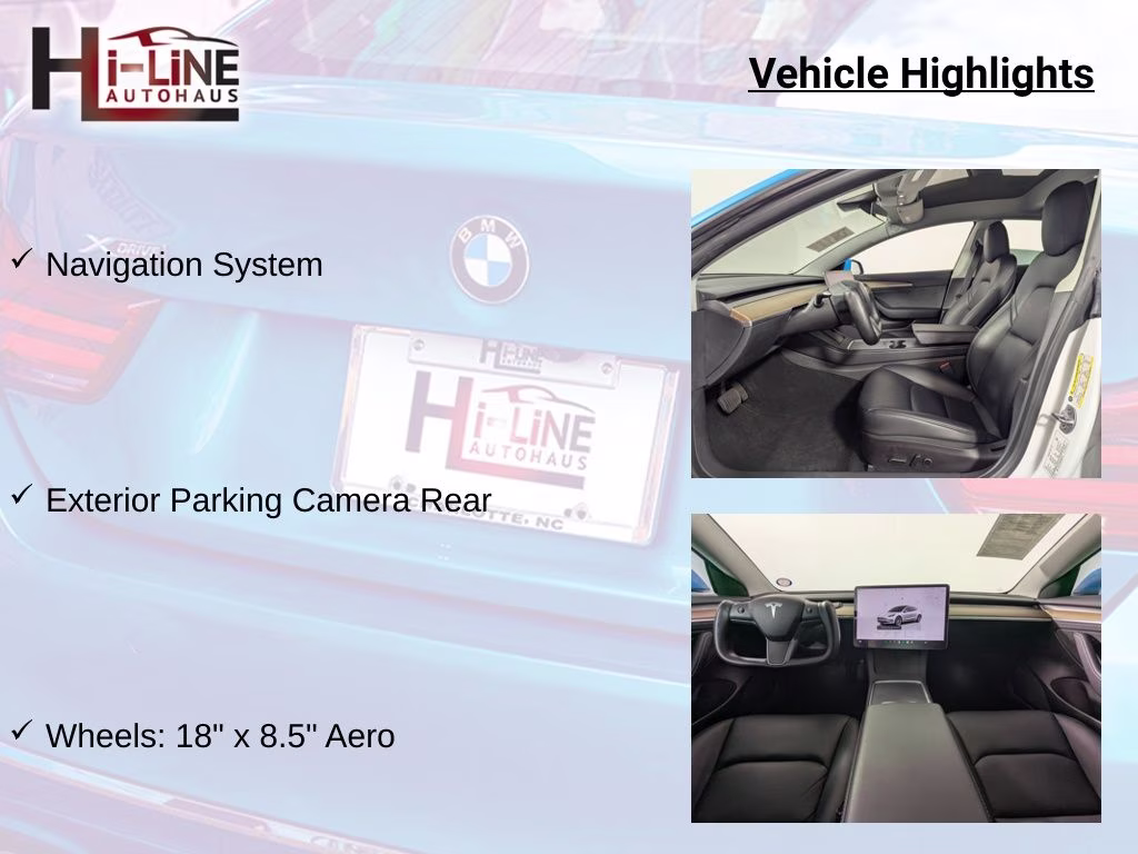 2022 Carolina Blue Tesla Model 3 Long Range AWD Sedan