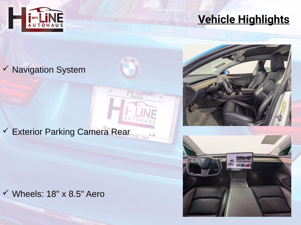 2022 Carolina Blue Tesla Model 3 Long Range AWD Sedan