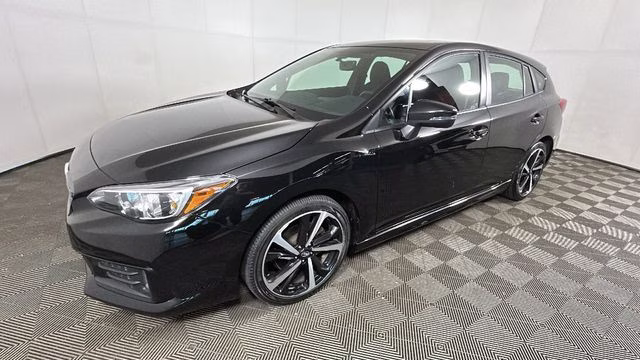 2023 Crystal Black Silica Subaru Impreza Sport AWD Hatchback