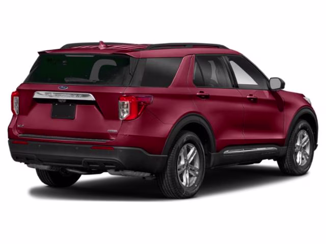 2020 Red Ford Explorer XLT 4X4 SUV