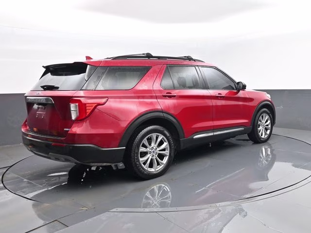 2020 Red Metallic Ford Explorer XLT 4X4 SUV
