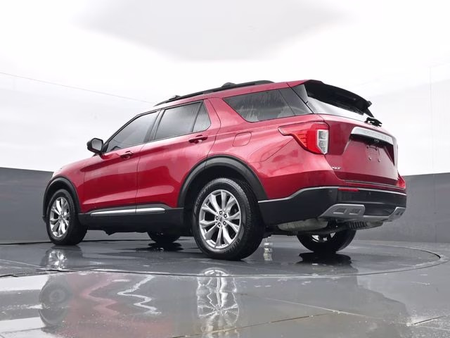 2020 Red Metallic Ford Explorer XLT 4X4 SUV