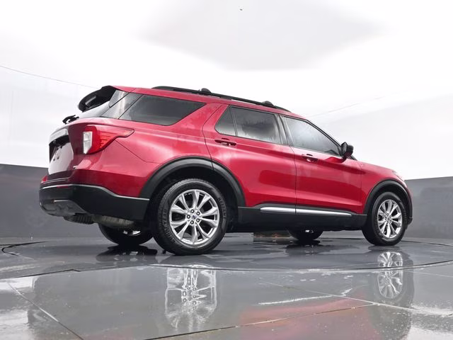 2020 Red Metallic Ford Explorer XLT 4X4 SUV