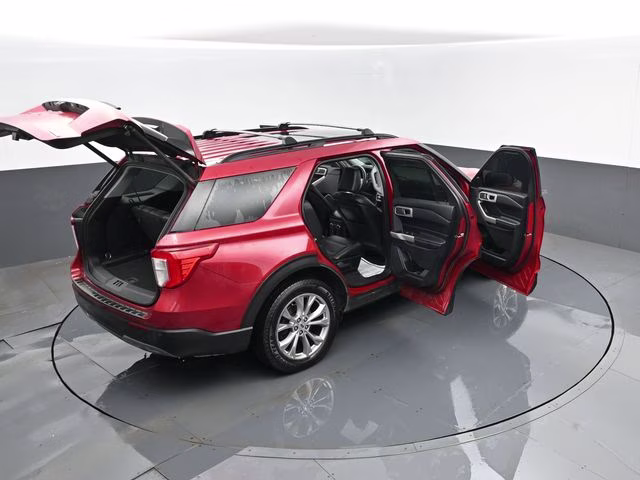 2020 Red Metallic Ford Explorer XLT 4X4 SUV