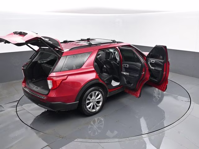 2020 Red Metallic Ford Explorer XLT 4X4 SUV