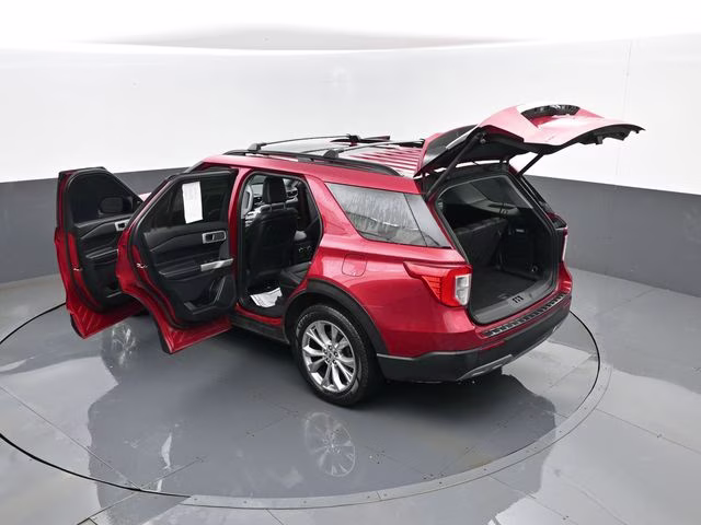 2020 Red Metallic Ford Explorer XLT 4X4 SUV