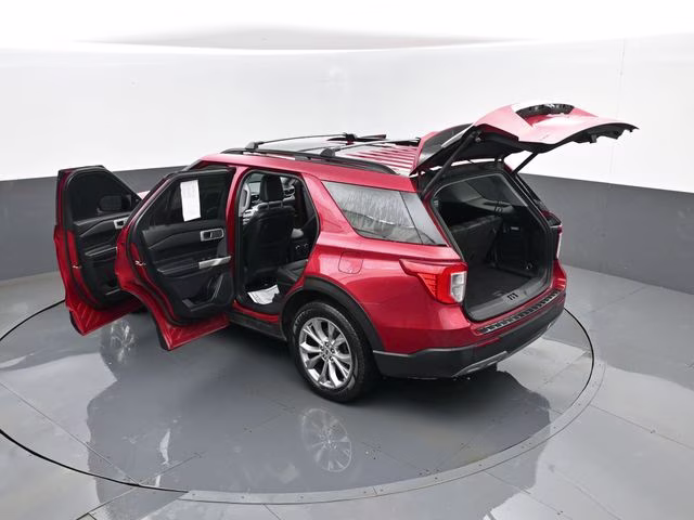 2020 Red Metallic Ford Explorer XLT 4X4 SUV
