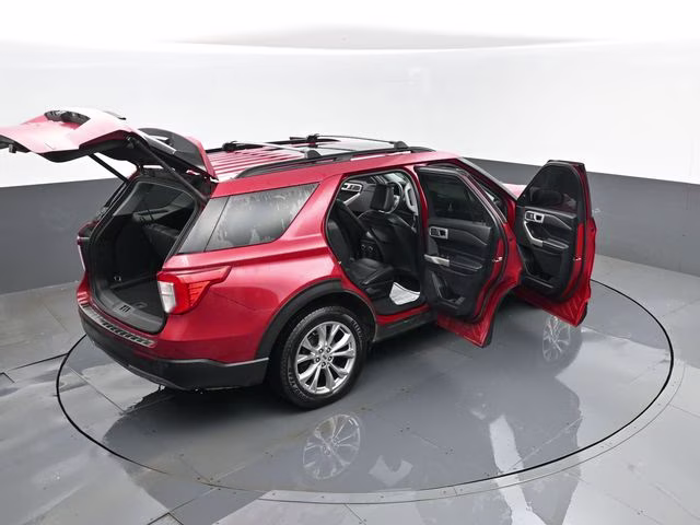 2020 Red Metallic Ford Explorer XLT 4X4 SUV