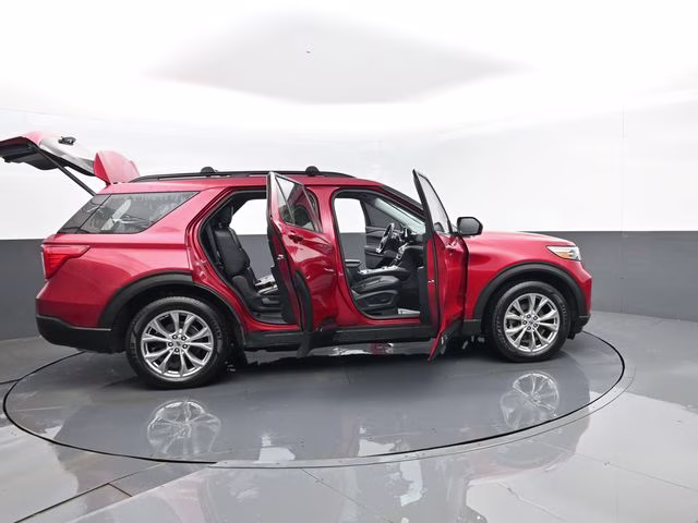 2020 Red Metallic Ford Explorer XLT 4X4 SUV