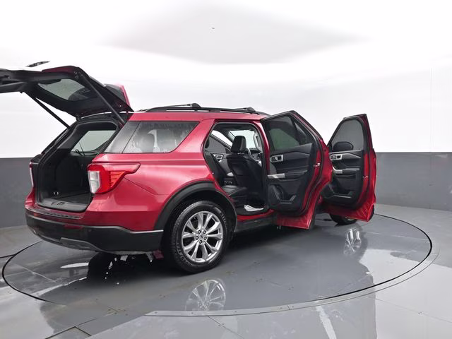 2020 Red Metallic Ford Explorer XLT 4X4 SUV