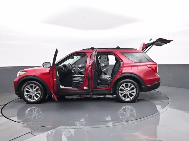2020 Red Metallic Ford Explorer XLT 4X4 SUV