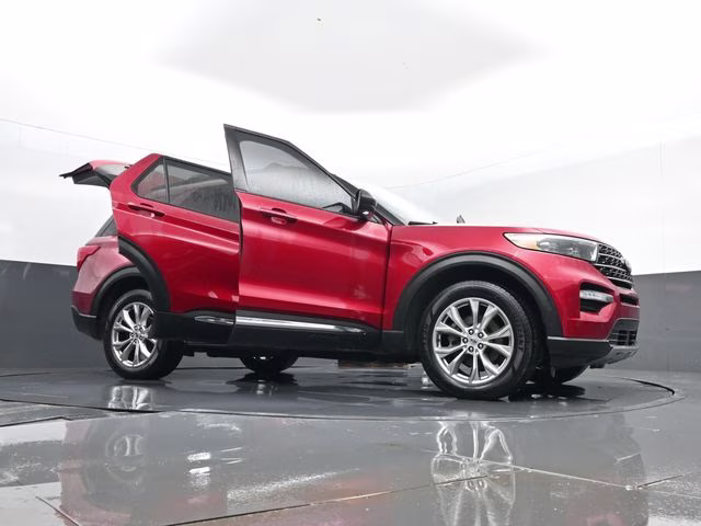 2020 Red Metallic Ford Explorer XLT 4X4 SUV
