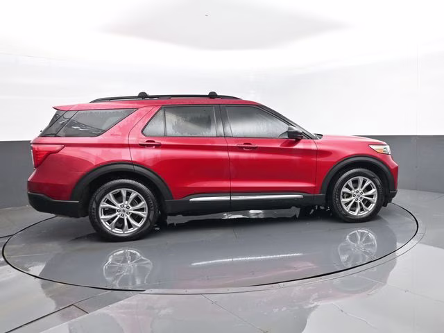 2020 Red Metallic Ford Explorer XLT 4X4 SUV