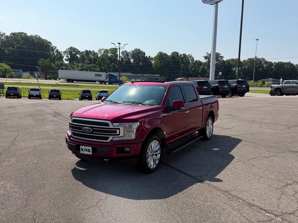 2018 Ruby Red Metallic Tinted Clearcoat Ford F-150 Limited 4X4 Truck
