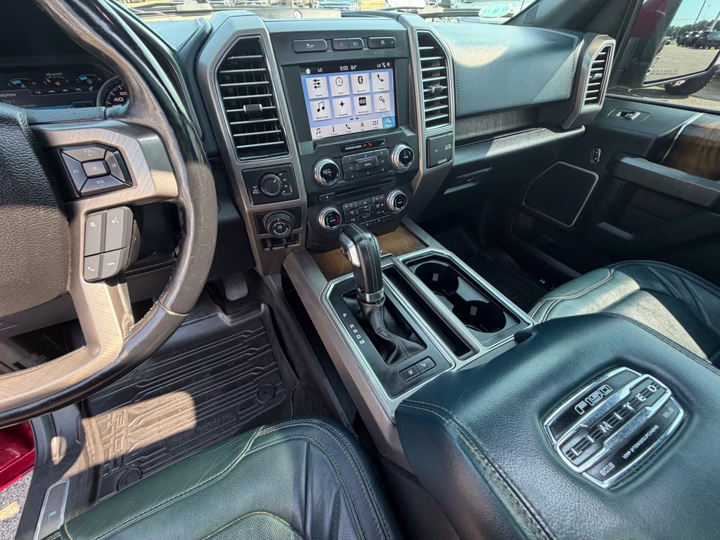 2018 Ruby Red Metallic Tinted Clearcoat Ford F-150 Limited 4X4 Truck