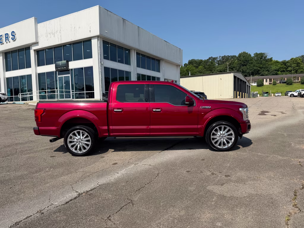 2018 Ruby Red Metallic Tinted Clearcoat Ford F-150 Limited 4X4 Truck