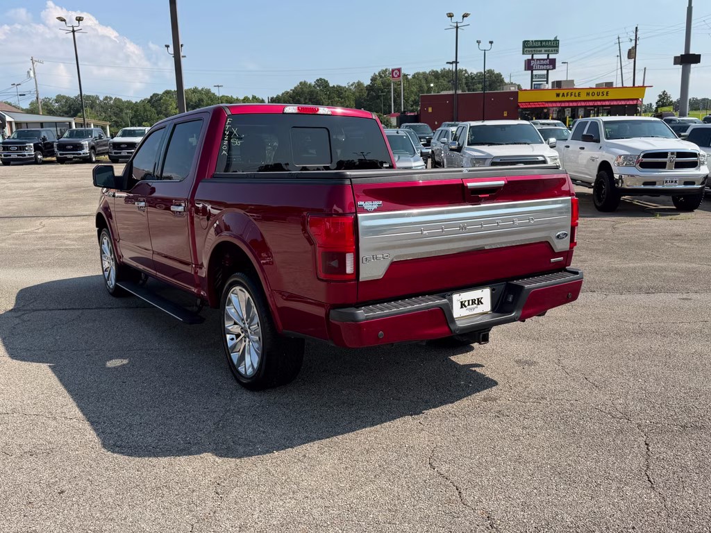 2018 Ruby Red Metallic Tinted Clearcoat Ford F-150 Limited 4X4 Truck