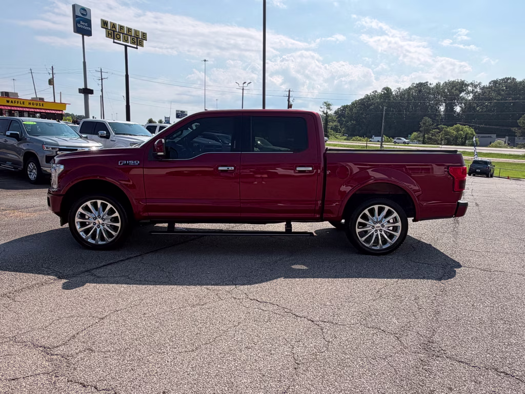 2018 Ruby Red Metallic Tinted Clearcoat Ford F-150 Limited 4X4 Truck