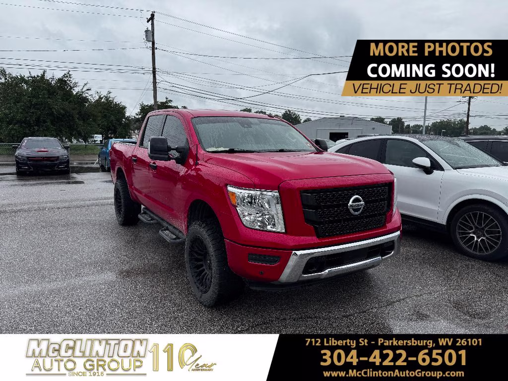 2021 Red Alert Nissan Titan SV 4X4 Truck