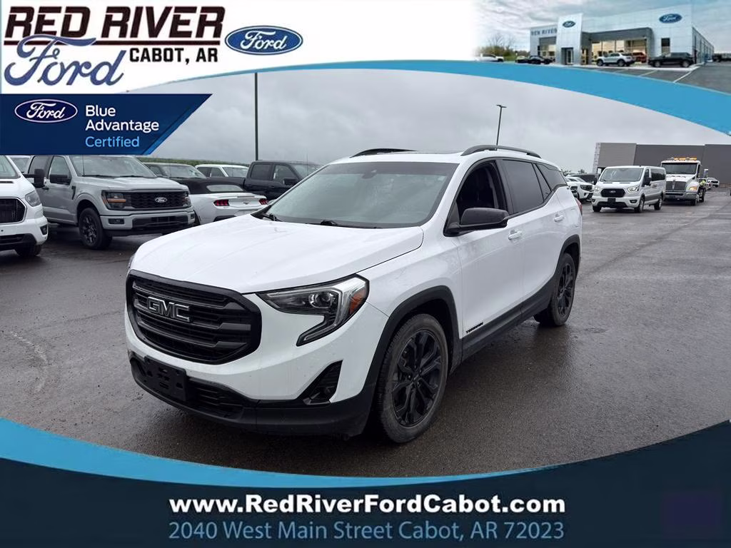2021 Summit White GMC Terrain SLT FWD SUV