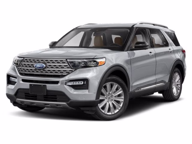 2021 Oxford White Ford Explorer Base RWD SUV