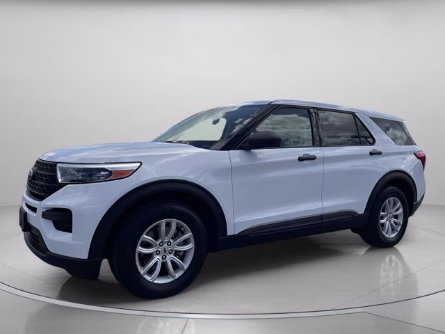 2021 Oxford White Ford Explorer Base RWD SUV