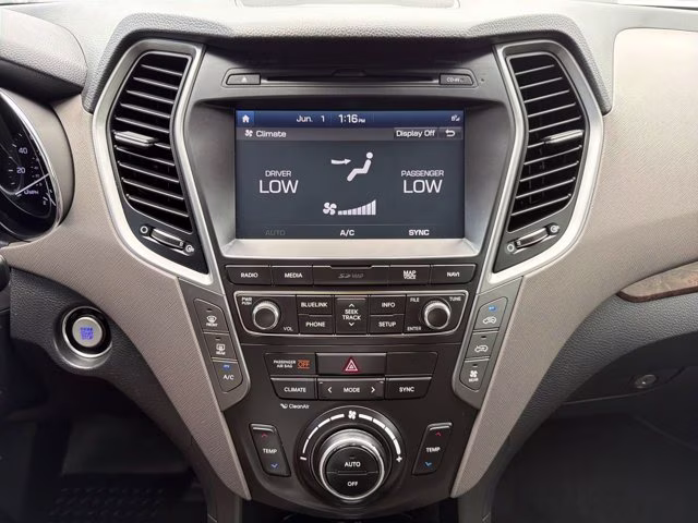 2017 Monaco White Hyundai Santa Fe SE Ultimate FWD SUV