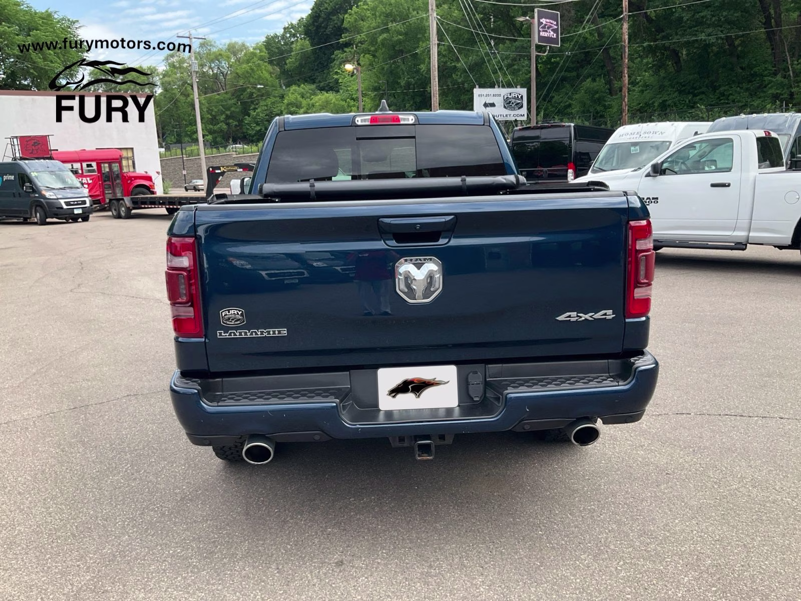 2021 Patriot Blue Pearlcoat Ram 1500 Laramie 4X4 Truck