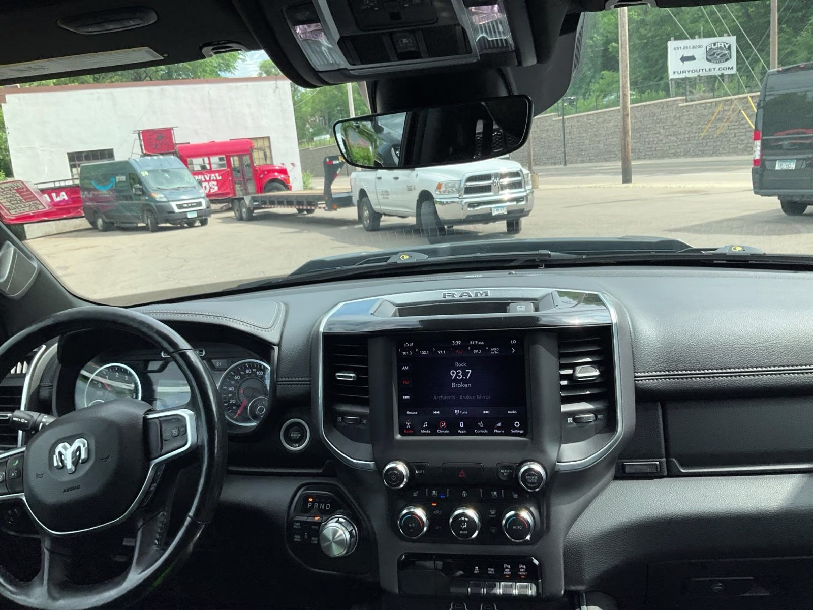 2021 Patriot Blue Pearlcoat Ram 1500 Laramie 4X4 Truck