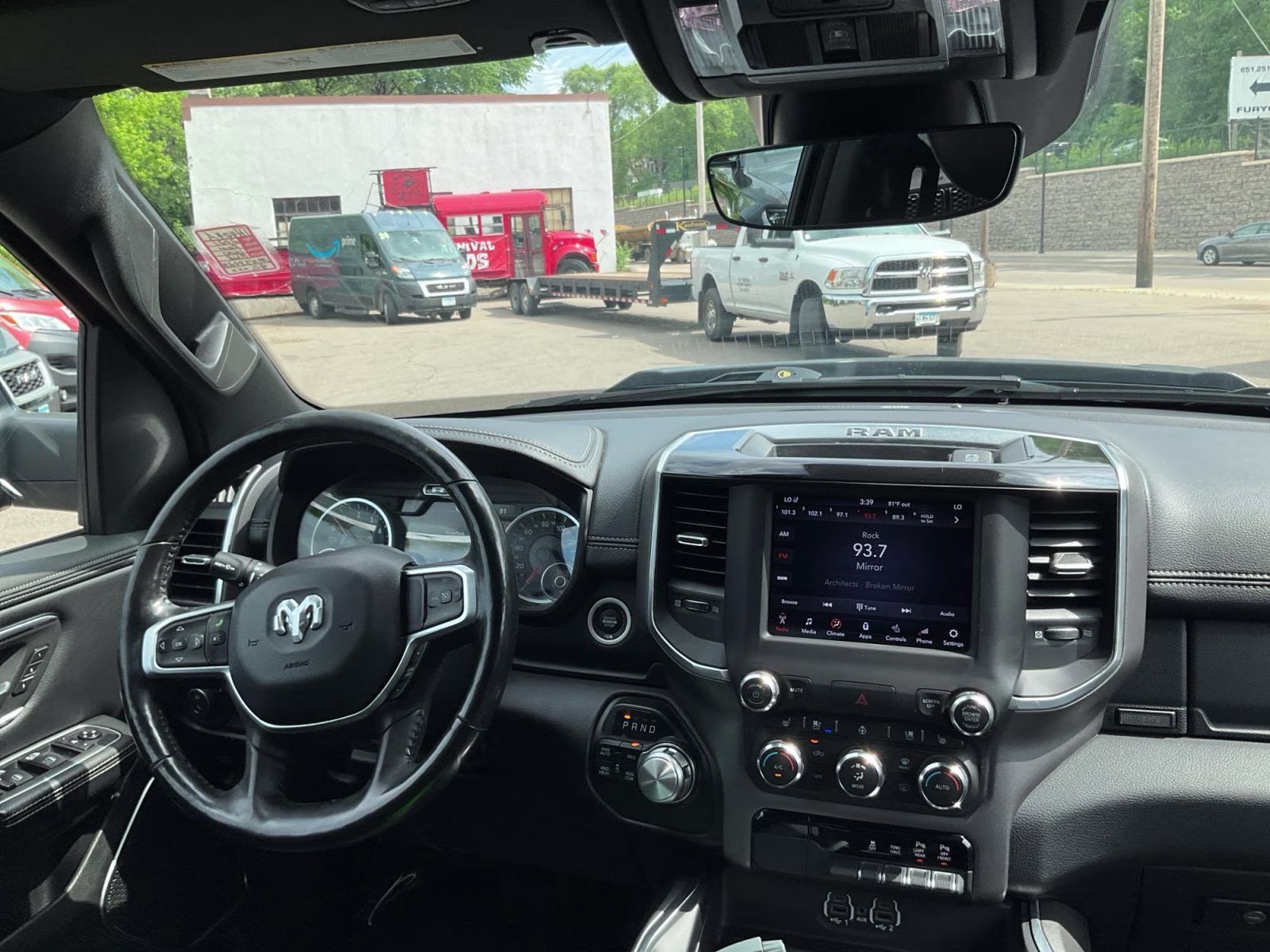 2021 Patriot Blue Pearlcoat Ram 1500 Laramie 4X4 Truck