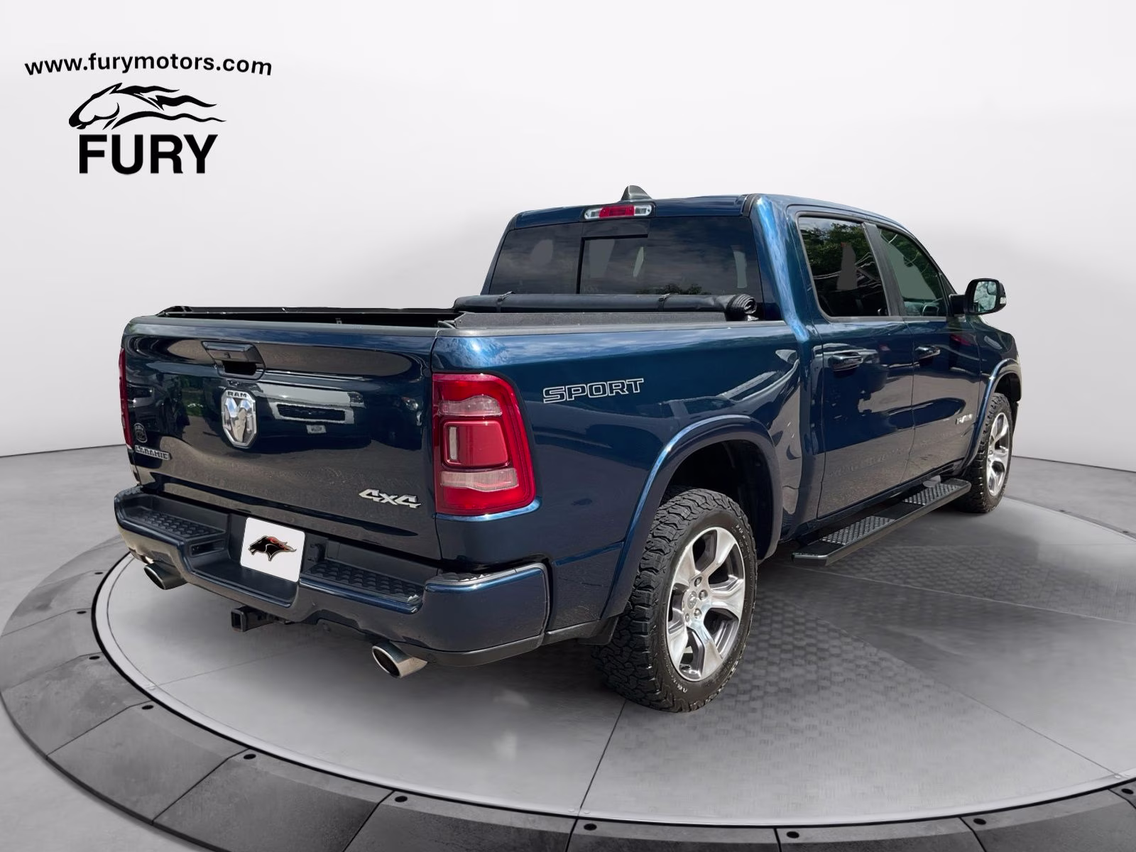 2021 Patriot Blue Pearlcoat Ram 1500 Laramie 4X4 Truck